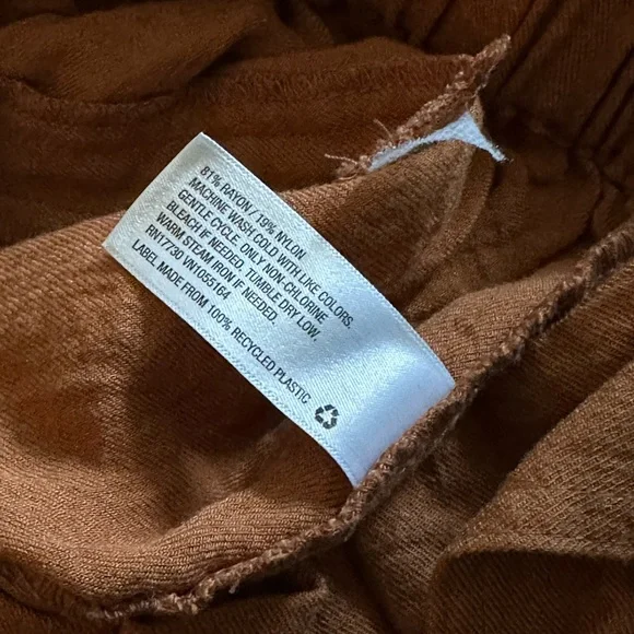 A New Day Paper Bag Waist Shorts Size XS - Picture 6 of 7